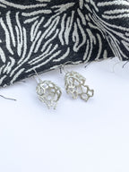 Asymmetric Aura Earrings — Sterling Silver