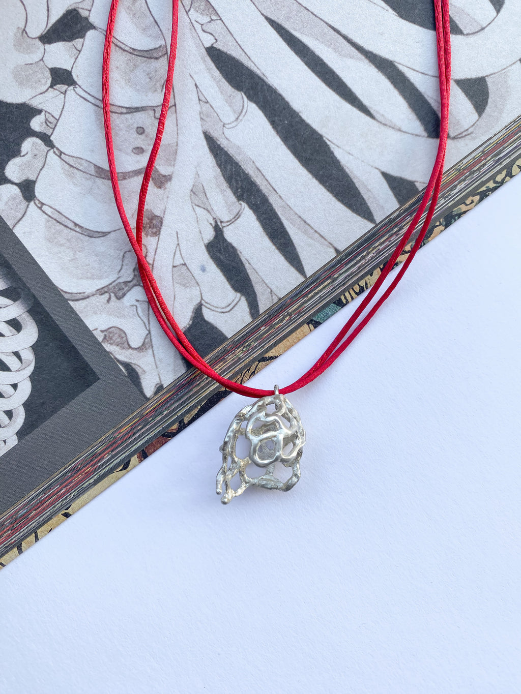 Aura Cord Necklace - Sterling Silver