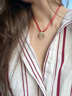 Aura Cord Necklace - Sterling Silver