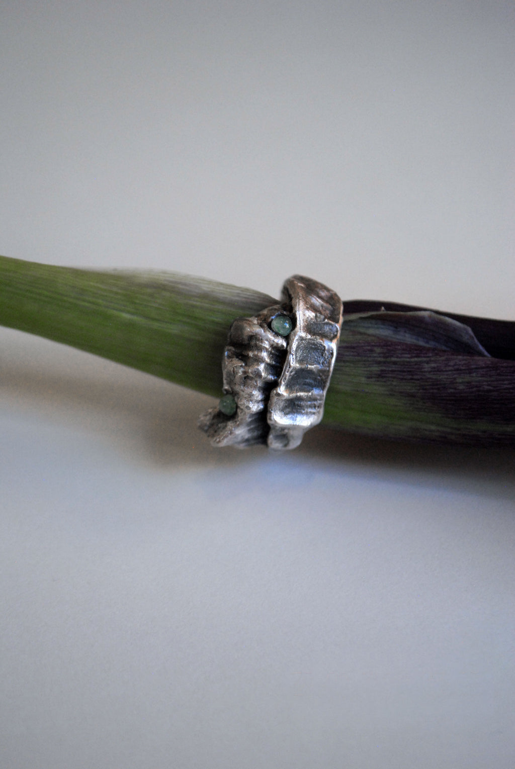 Siren Midi Ring - Sterling Silver & Aventurine