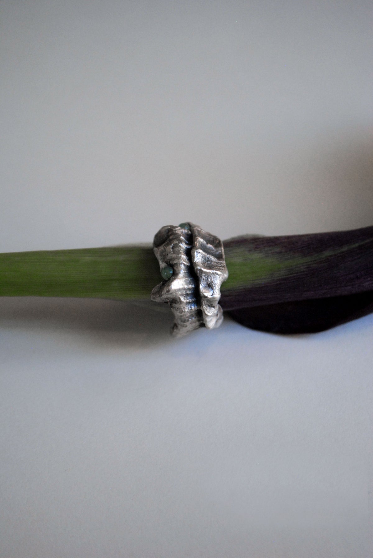 Siren Midi Ring - Sterling Silver & Aventurine