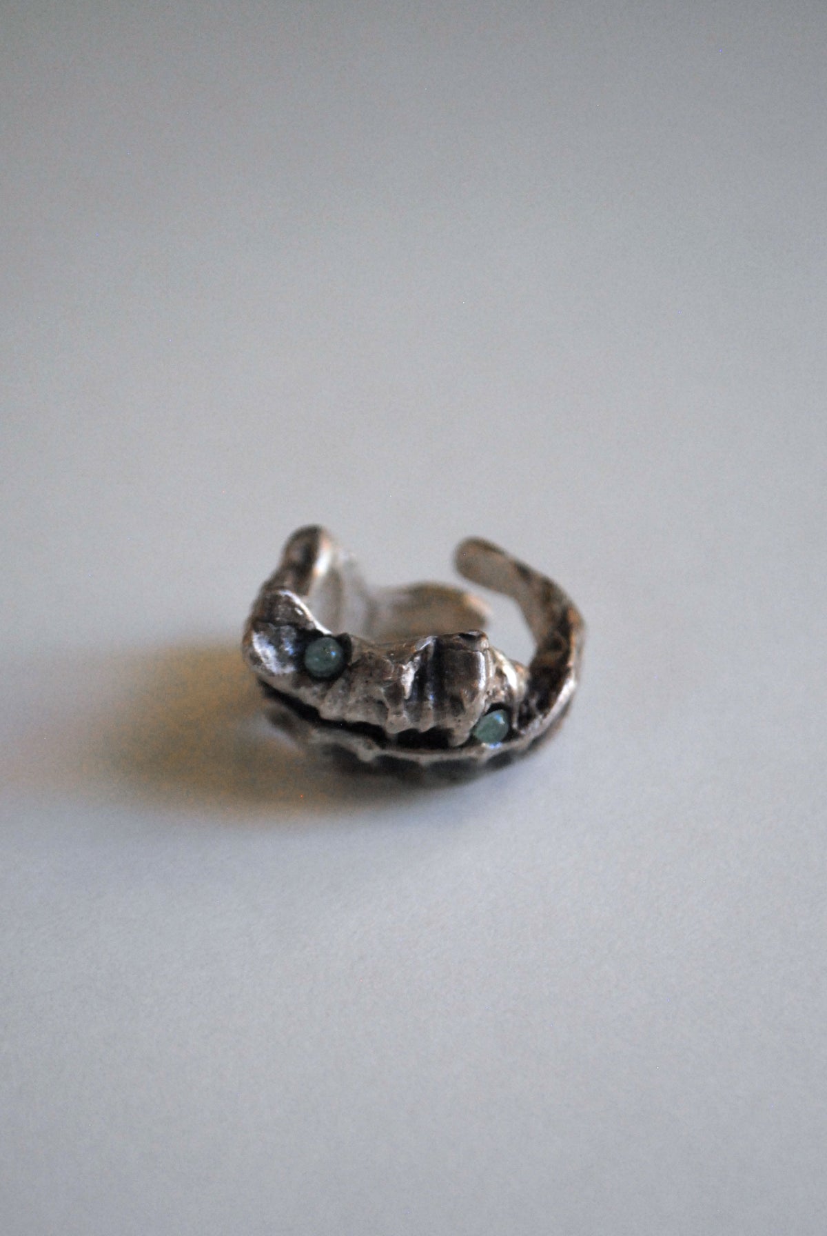Siren Midi Ring - Sterling Silver & Aventurine