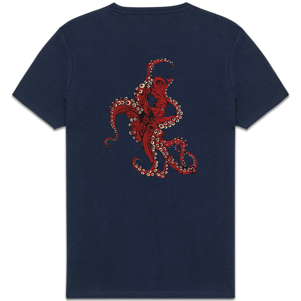 The Messy Octopus T-shirt - back_0