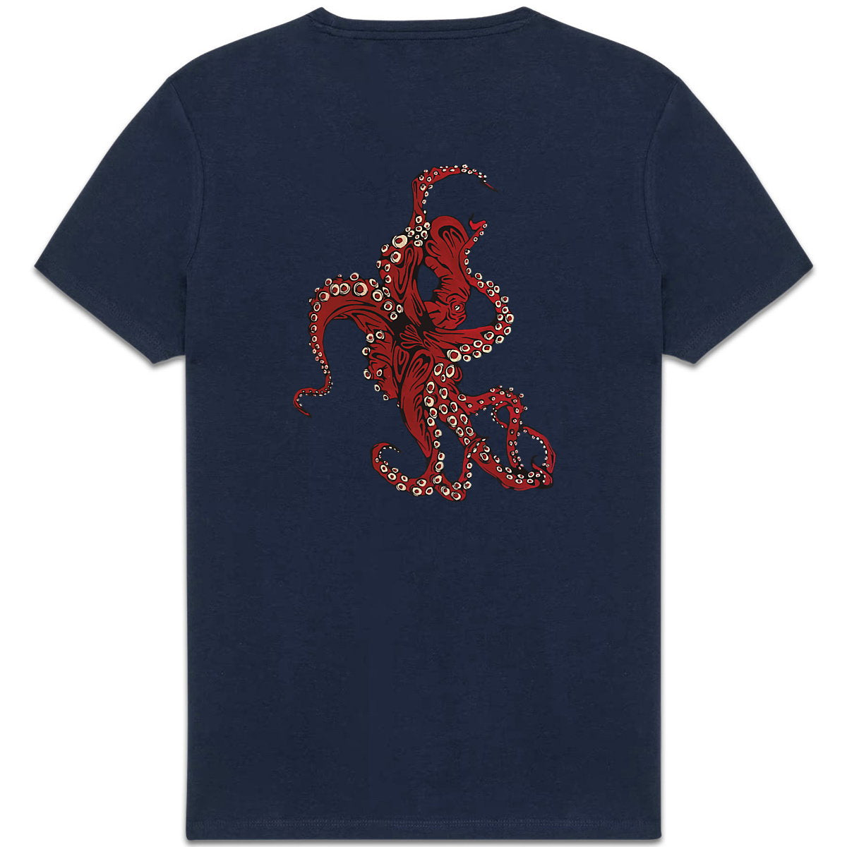 The Messy Octopus T-shirt - back_0