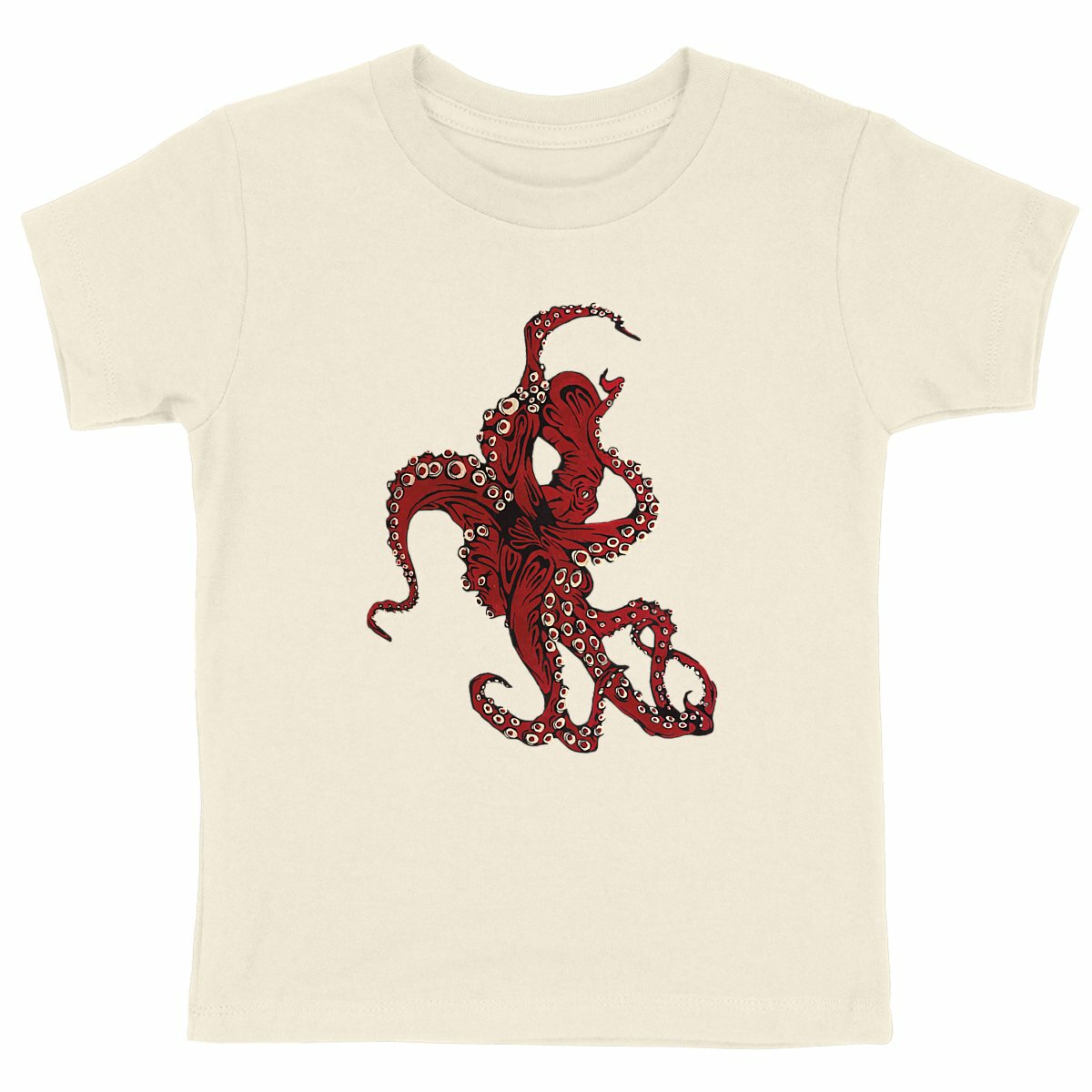The Messy Octopus Kids T-shirt - front_natural