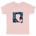 The Sleepy Tiger Kid's T-shirt - front_pink