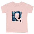 The Sleepy Tiger Kid's T-shirt - front_pink